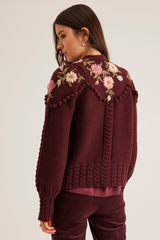 Holly Cardigan, Berry
