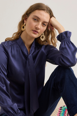 Pauline Shirt, Midnight Blue