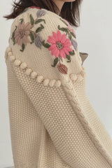 Holly Cardigan, Ivory Rose