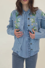 Holly Cardigan, Bluebell Lily
