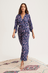 Julianne Dress, Navy Violet