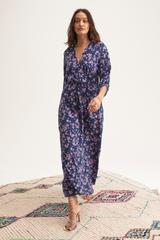 Julianne Dress, Navy Violet