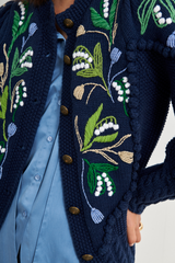 Holly Cardigan Lily of the Valley Navy