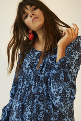 Evelyn Dress, Navy