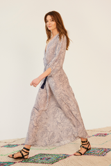 Julianne Dress, Navy Paisley