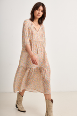 Caroline Dress, Spring Garden