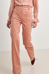 Carol Corduroy Jeans, Rose