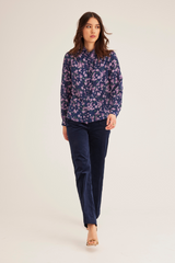 Rosie Shirt, Navy Violet
