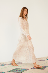 Stella Dress, Ivory Seashell