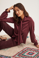 Pauline Shirt, Berry