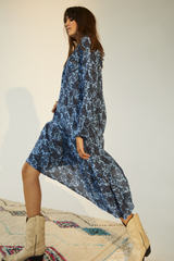 Evelyn Dress, Navy