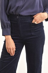 Carol Corduroy Jeans, Navy