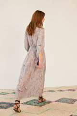 Julianne Dress, Navy Paisley