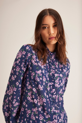 Rosie Shirt, Navy Violet