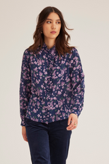 Rosie Shirt, Navy Violet