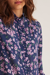 Rosie Shirt, Navy Violet