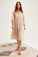 Caroline Dress, Spring Garden