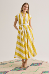 Viviane Dress, Portofino Yellow
