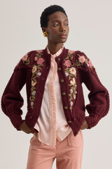Holly Cardigan, Berry