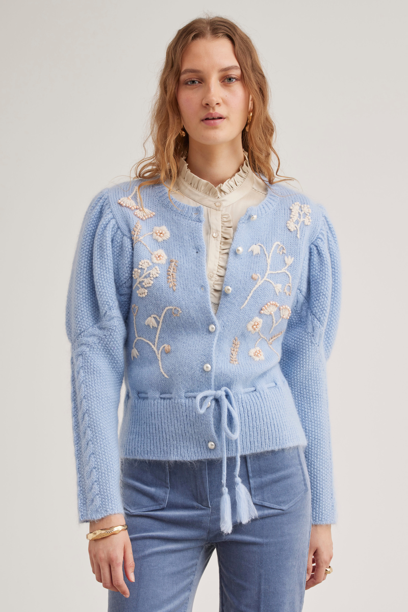 Colette Cardigan, Bluebell – Line Markvardsen