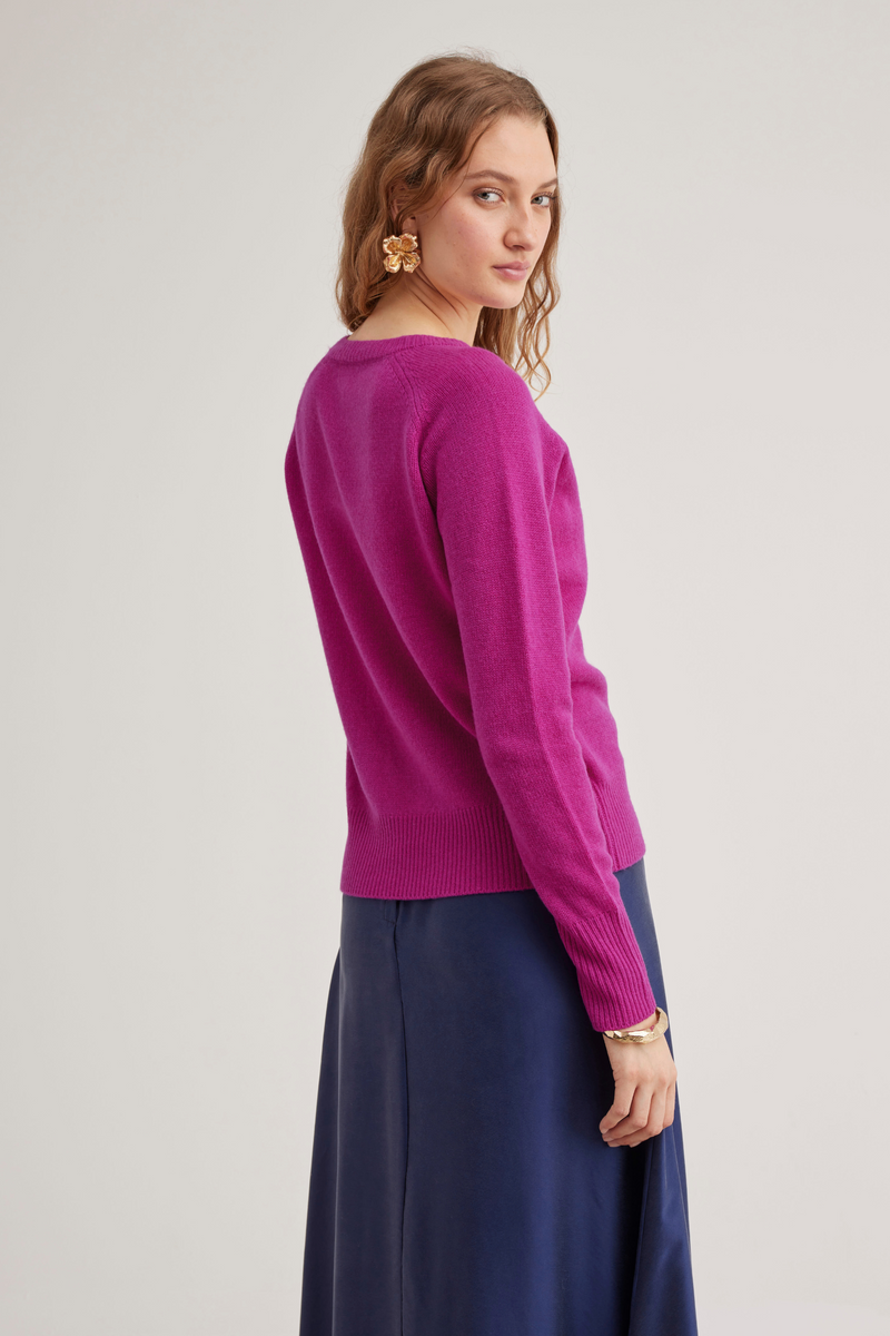 Ivy Silk Skirt, Navy