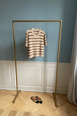 Molly top, Nutmeg Stripe