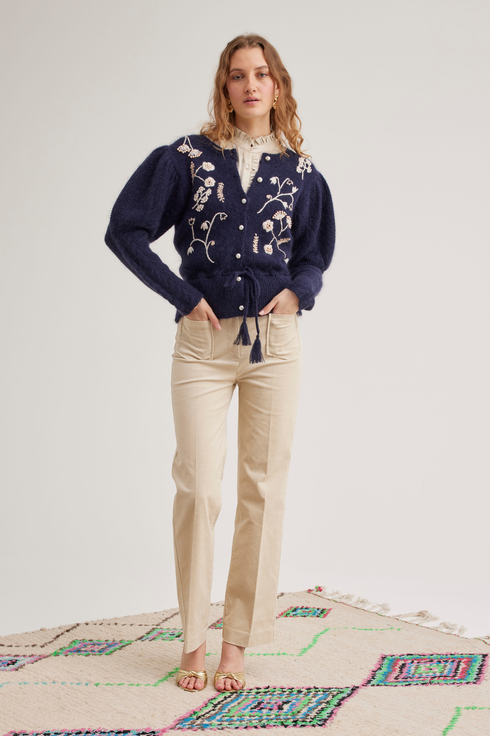 Colette Cardigan, Midnight Blue – Line Markvardsen