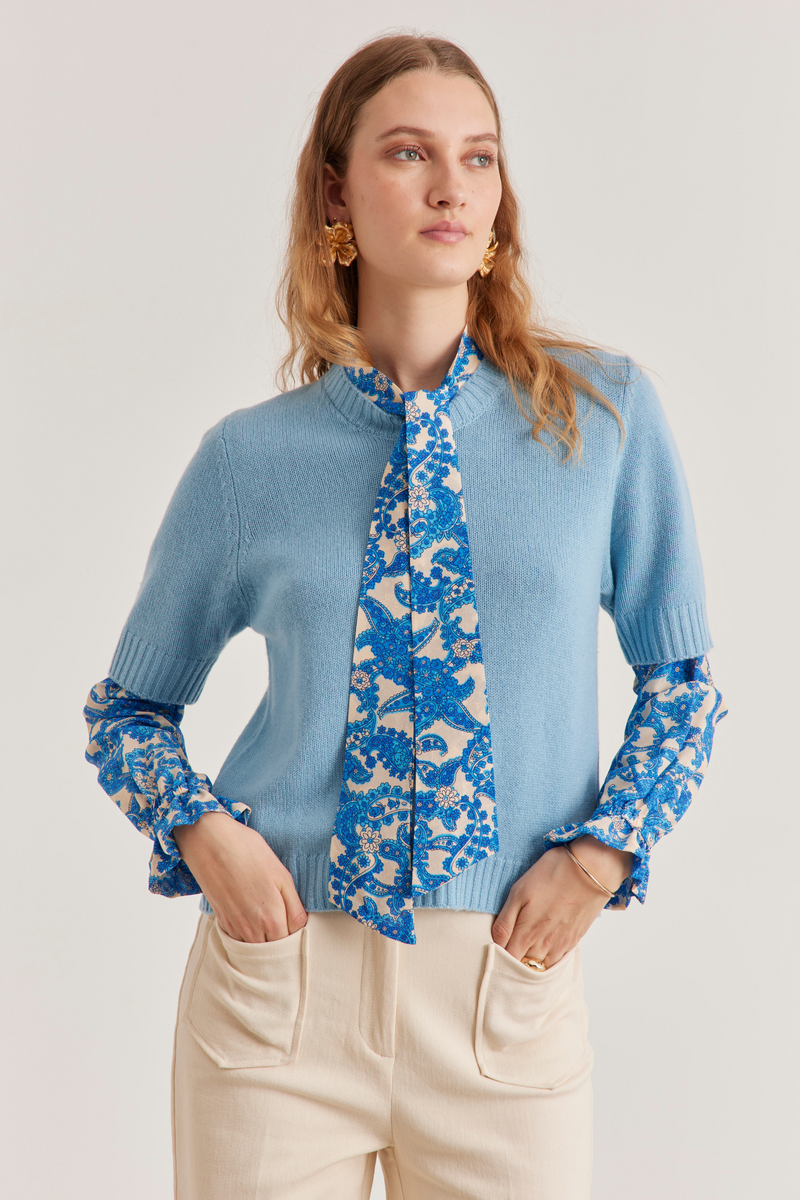 Molly top, Bluebell Cashmere