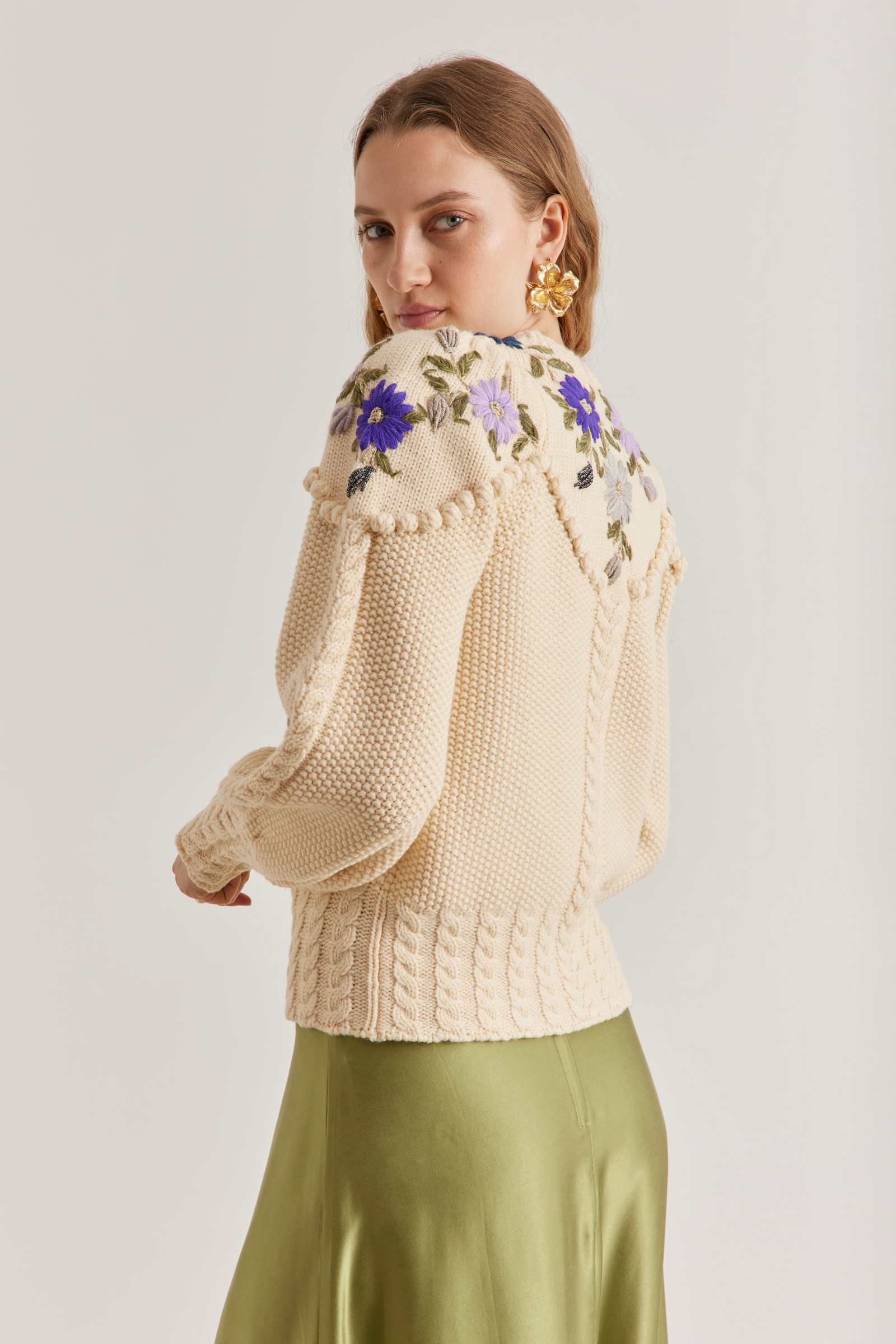 ニット/セーター melt the lady nano mohair cardigan Mohair Cardigan, Light Blue Mohair Jacket, Kid Mohair