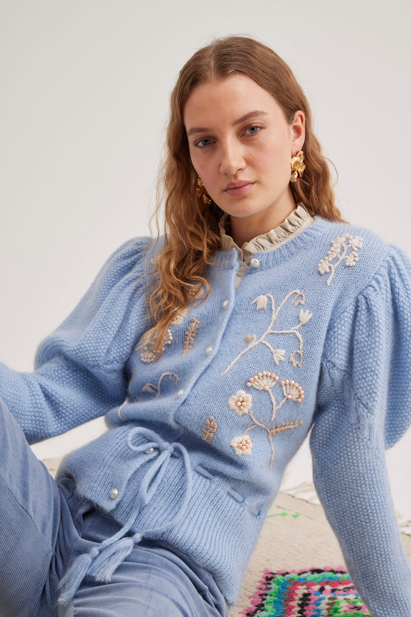Colette Cardigan, Bluebell – Line Markvardsen