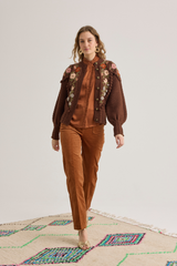 Holly Cardigan, Chestnut Brown
