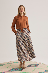 Pauline Shirt, Caramel brown