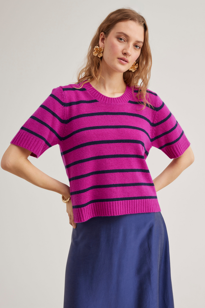 Molly top, Orchid pink Cashmere