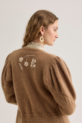 Colette Cardigan, Caramel Beige