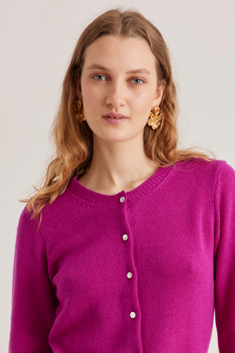 Jackie Cardigan, Orchid Cashmere