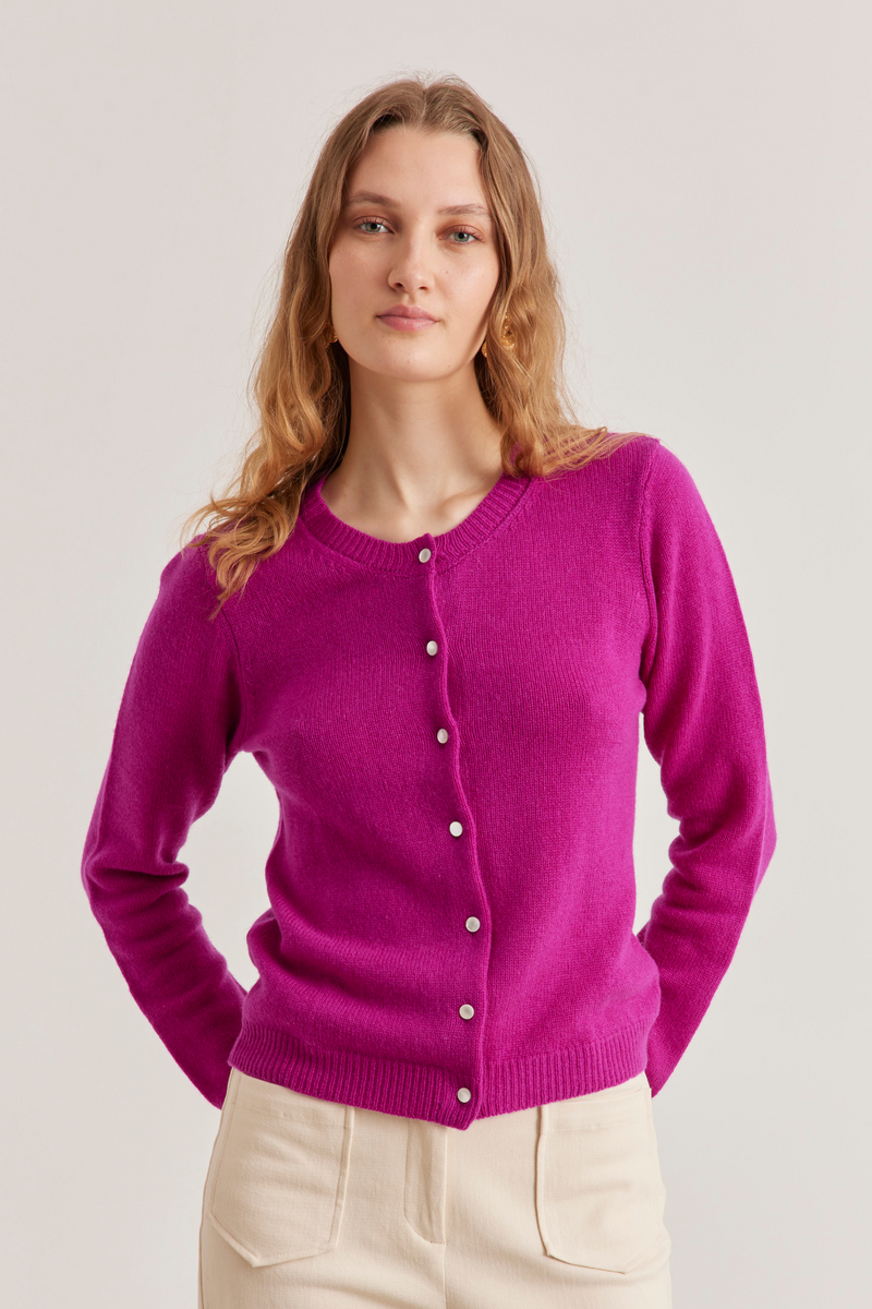 Jackie Cardigan, Orchid Cashmere