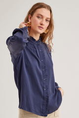 Rosie Shirt, Midnight blue