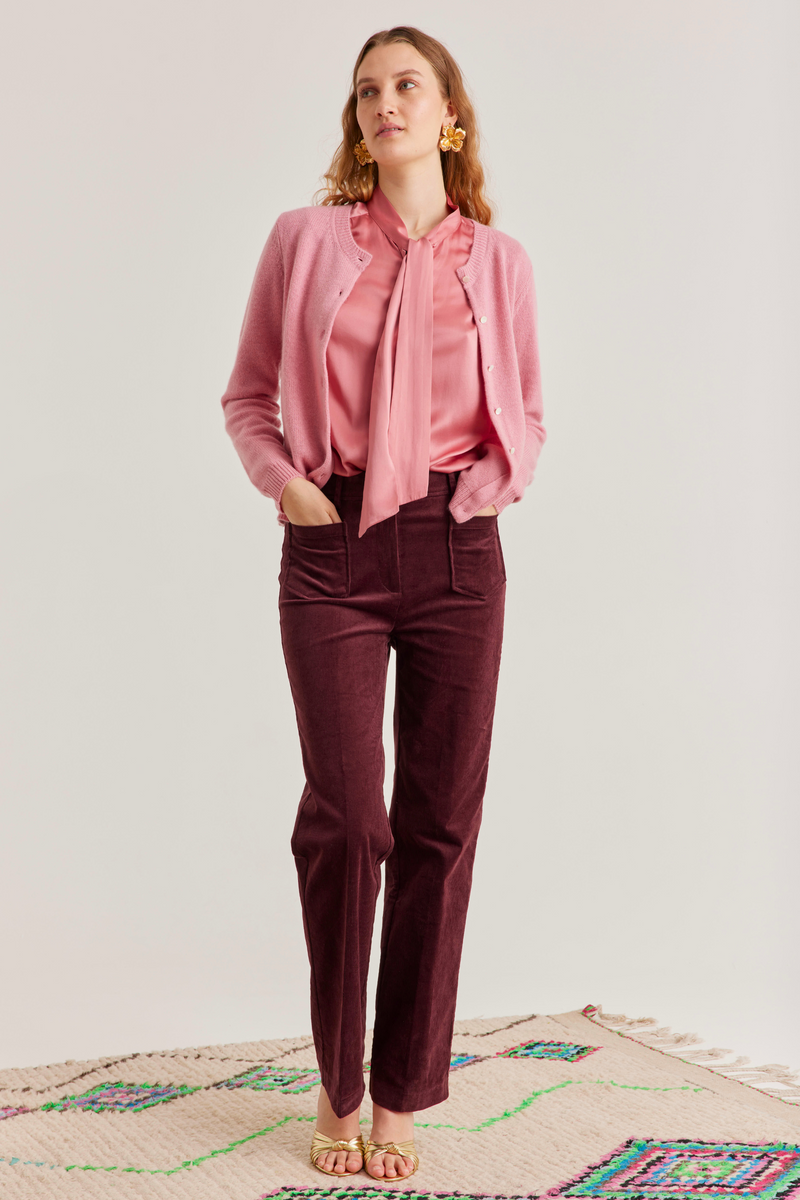 Jackie Cardigan, Rose Cashmere