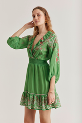 Josephina Dress, Birdie Pistachio