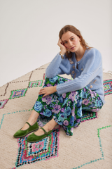 Ivy Silk Skirt, Tropic