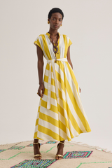 Viviane Dress, Portofino Yellow
