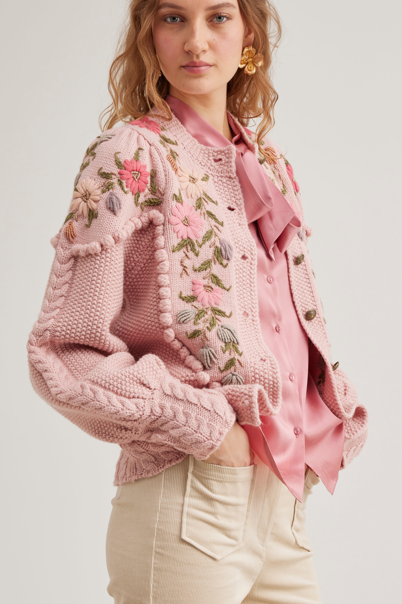 Holly Cardigan, Rose