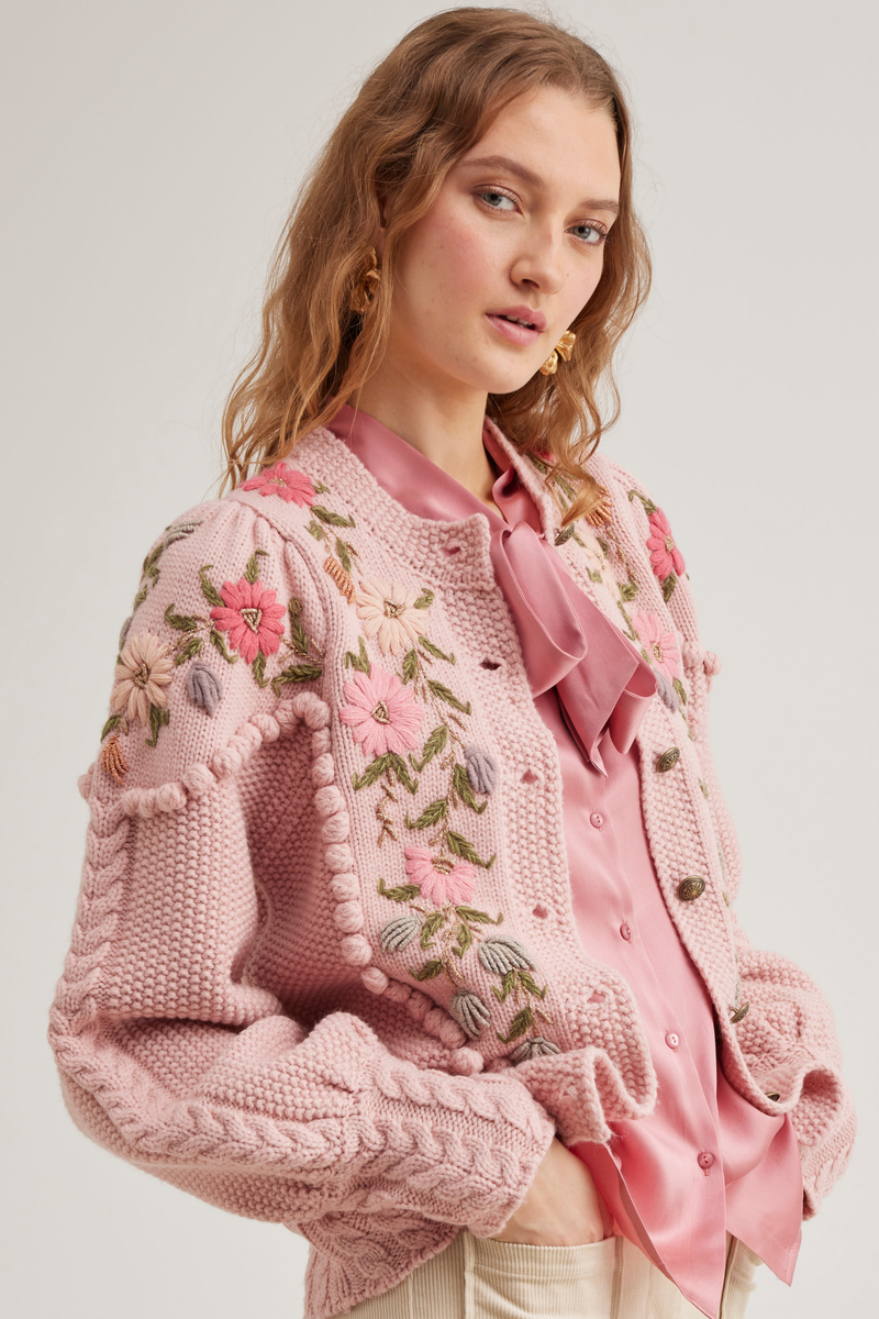 Holly Cardigan, Rose