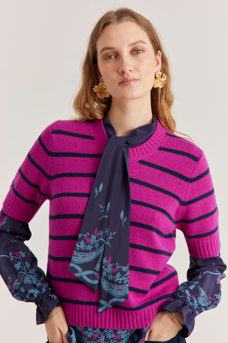 Molly top, Orchid pink Cashmere