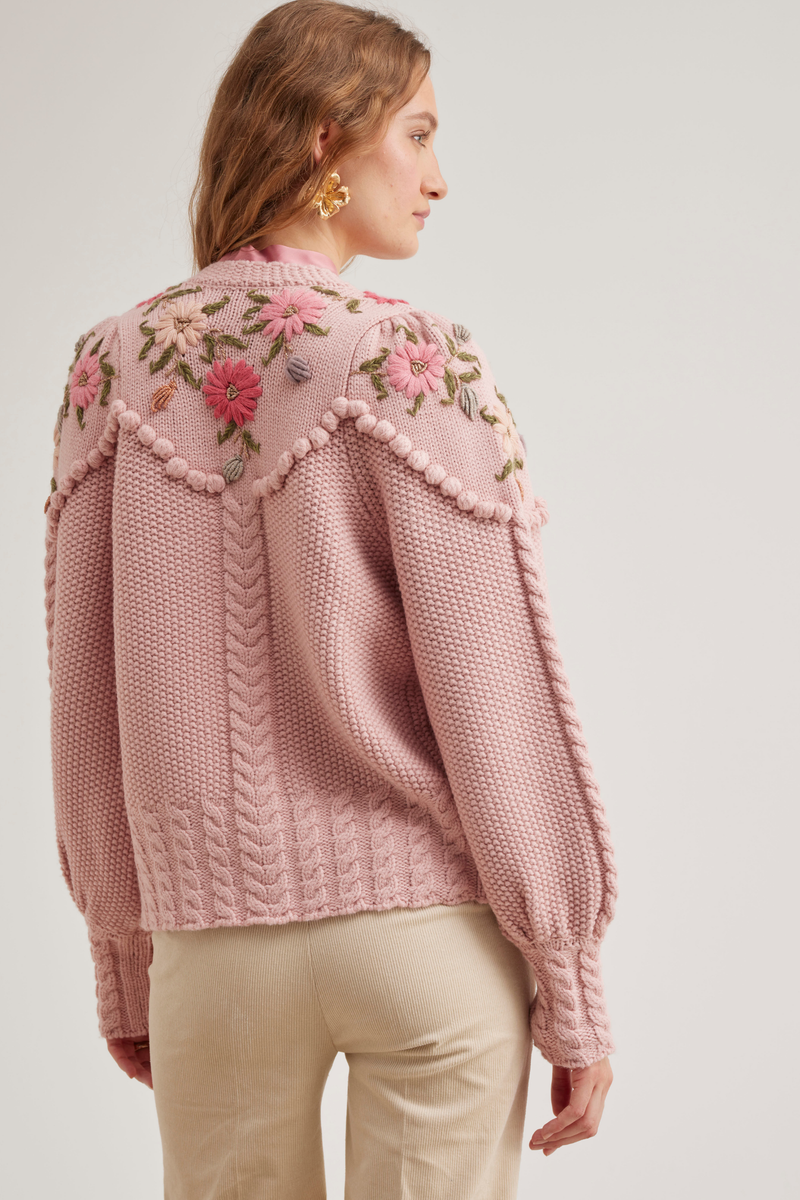 Holly Cardigan, Rose
