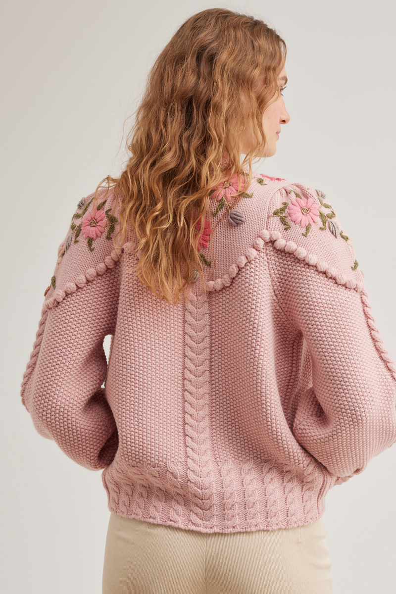 Holly Cardigan, Rose