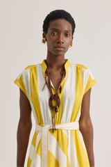 Viviane Dress, Portofino Yellow