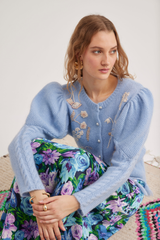 Ivy Silk Skirt, Tropic