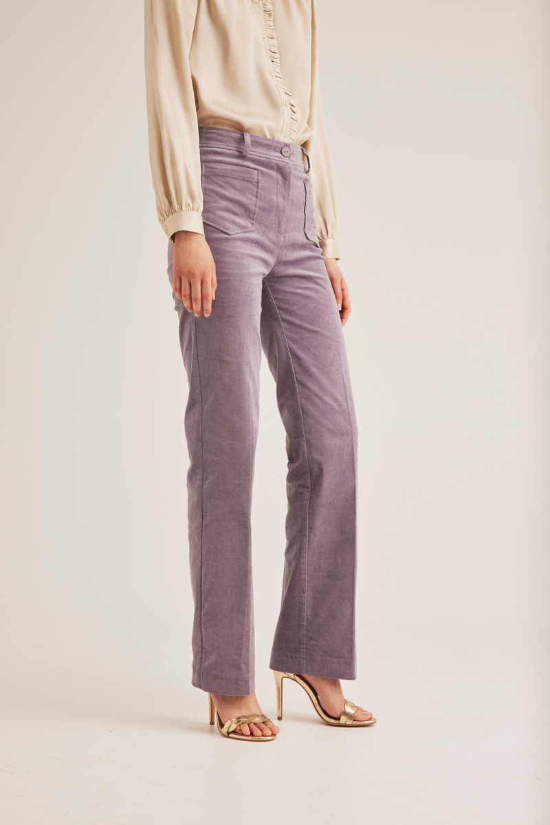Carol Corduroy Jeans, Lavender