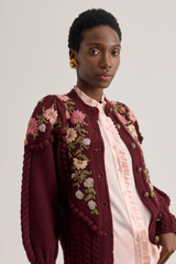 Holly Cardigan, Berry